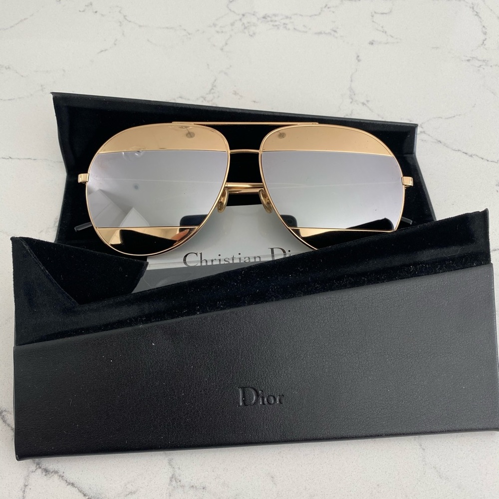 Dior Aviator Split Sunglasses